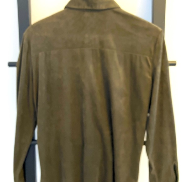 ❤️ Faux suede shirt. ZARA - Picture 2 of 4